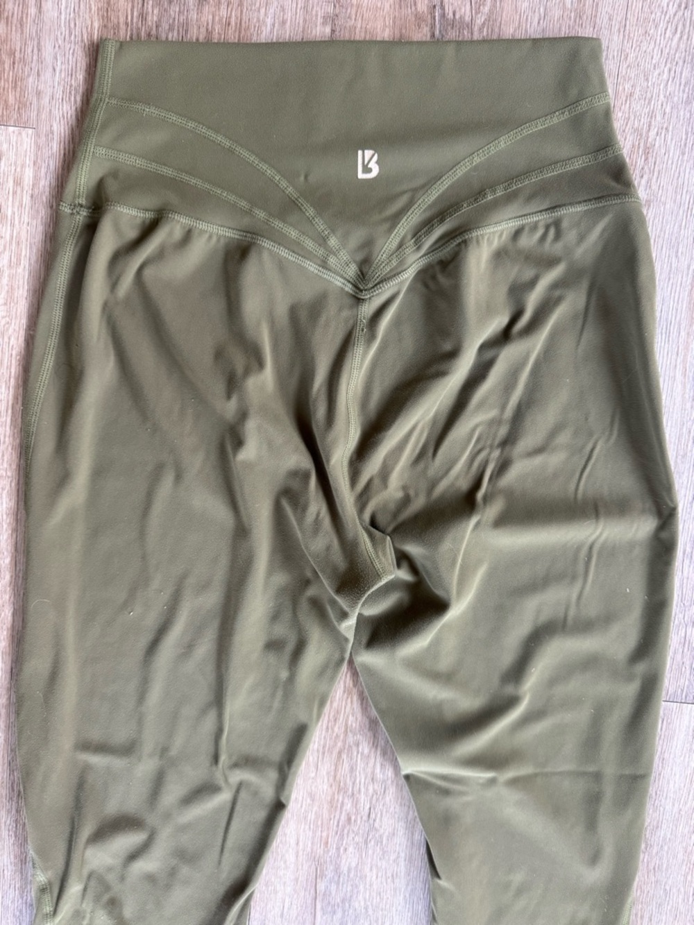 BuffBunny Olive Green High-Waist Leggings - Picture 5 of 5